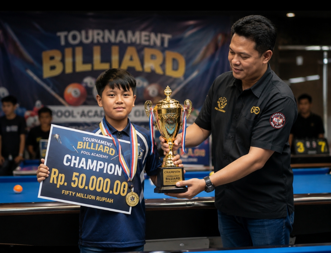 Bocah SD Asal Garut Bersinar di Dunia Billiard, Muhammad Sabiq Alfatih Siap Harumkan Nama Indonesia di Kancah Internasional