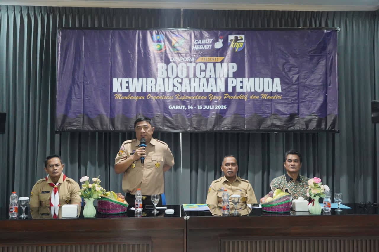 Bupati Syakur Bangun Kekuatan Wirausaha Pemuda, Bootcamp Jadi Langkah Nyata Cetak Organisasi Mandiri di Garut
