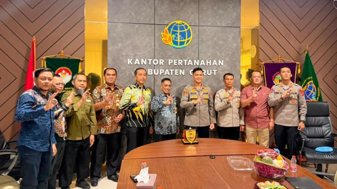 Silaturahmi Perdana Kepala ATR/BPN Garut dan Kapolres Baru Perkuat Sinergi Pelayanan untuk Masyarakat