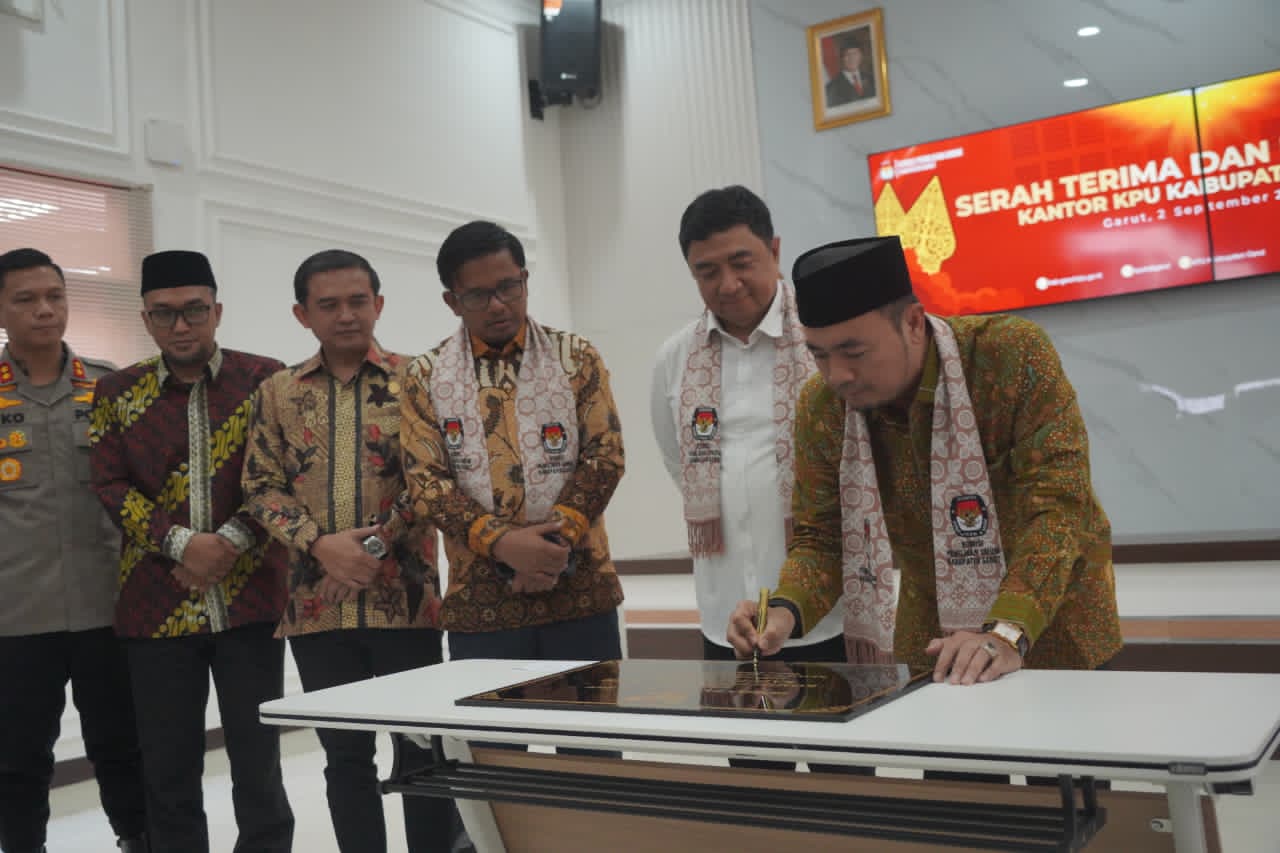 Kantor Baru KPU Garut Resmi Berdiri, Bupati Syakur Tekankan Pemilu Profesional dan Berintegritas