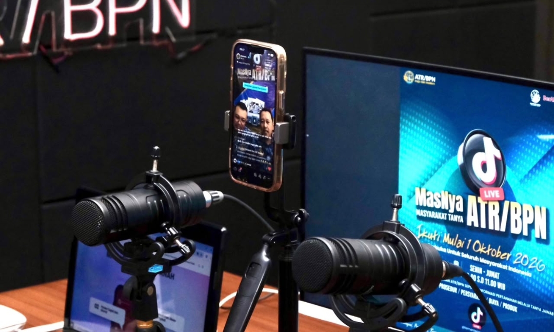 MasNya ATR/BPN Diluncurkan, Masyarakat Bisa Tanya Soal Layanan Pertanahan Lewat Live TikTok