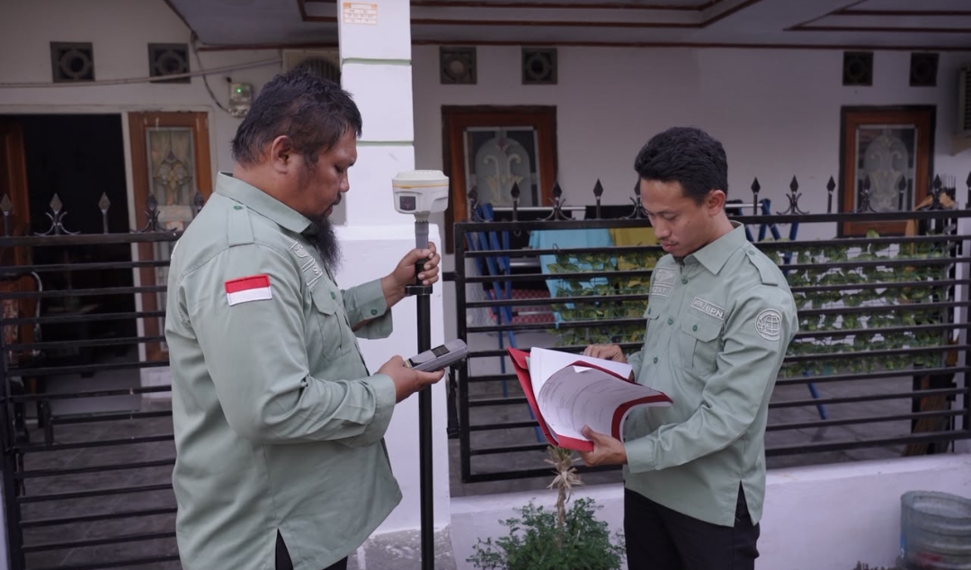 Hanya Menunggu 4 Hari, Layanan Pengukuran Pertanahan Lebih Terukur, Teratur, dan Pasti