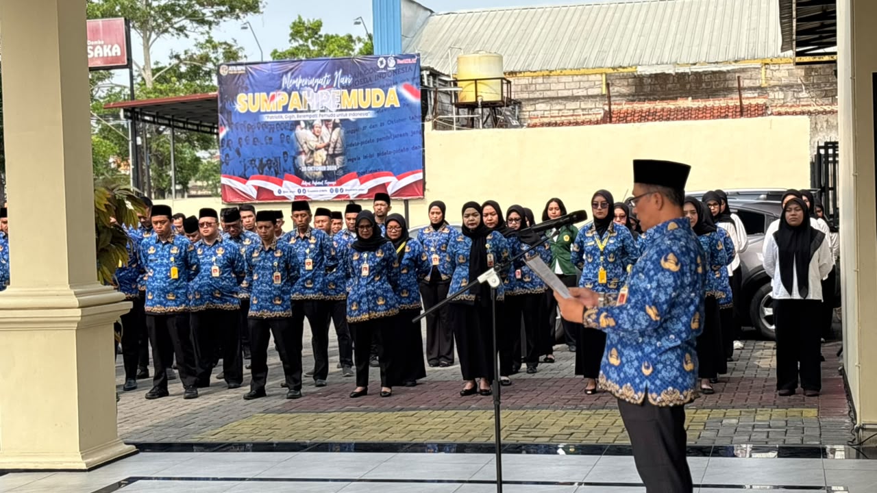 Bowo Widhiono Pimpin Upacara Hari Sumpah Pemuda ke-98, Teguhkan Patriotisme dan Komitmen Pelayanan ATR/BPN Garut