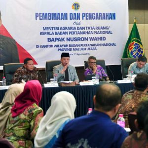 Pembinaan di Kanwil BPN Provinsi Maluku Utara, Menteri Nusron: Tugas Saya sebagai Menteri adalah Memberikan Kepastian dan Harapan