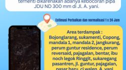 Kebocoran Pipa JDU 300 mm Hentikan Aliran Air di Sejumlah Wilayah Garut Kota, Manajemen PDAM Tirta Intan Sampaikan Permohonan Maaf dan Janji Perbaikan Secepatnya